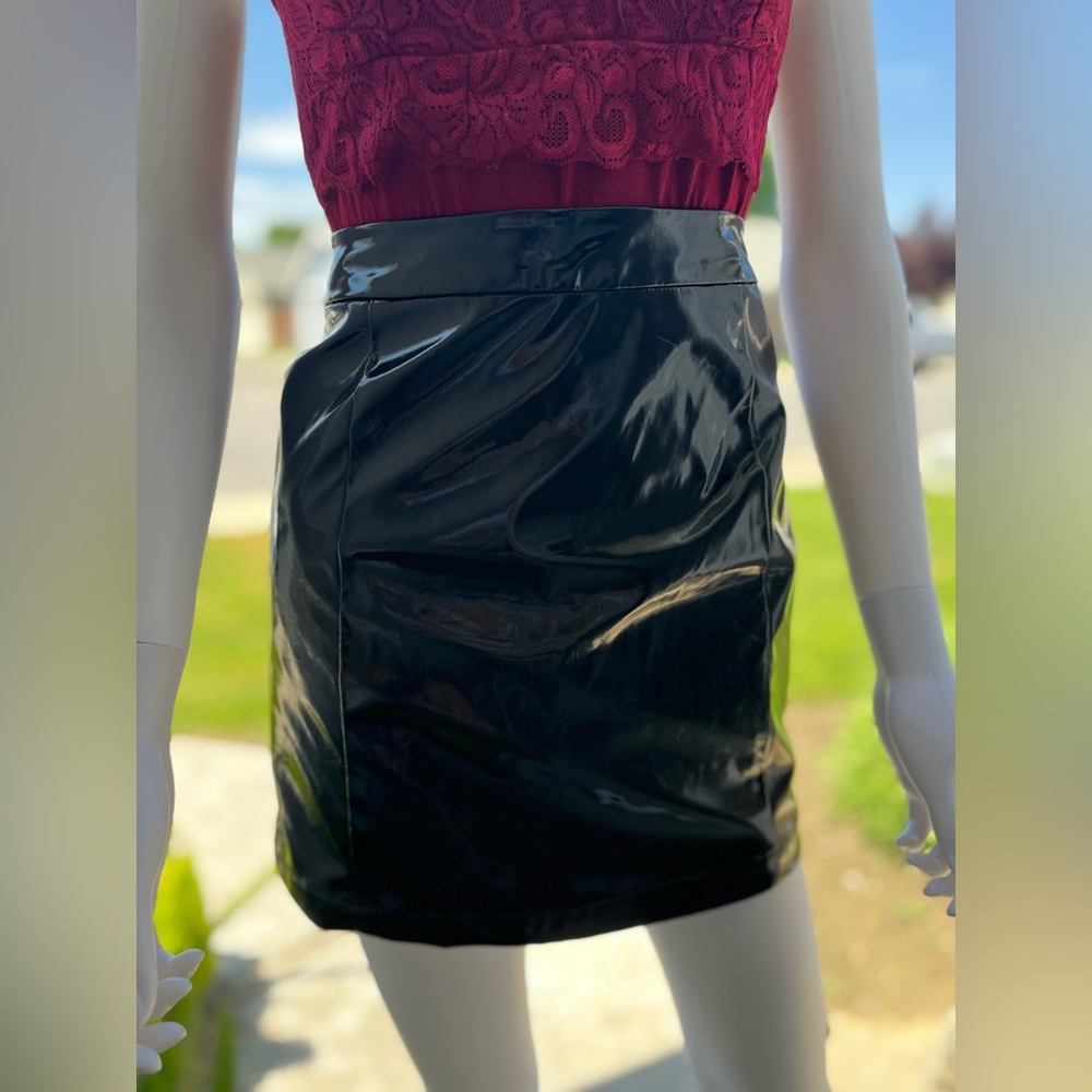 Guess Leather Mini Skirt